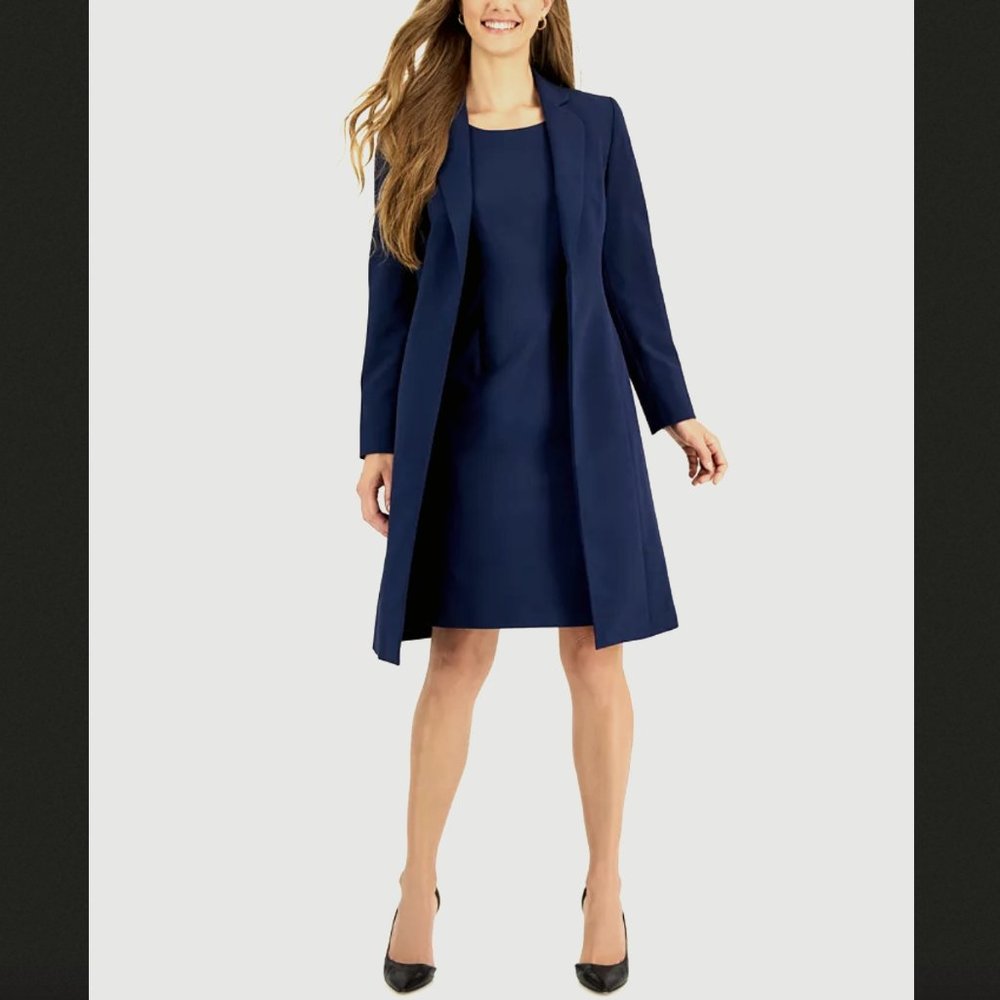 Le Suit Topper Jacket and Sheath Dress